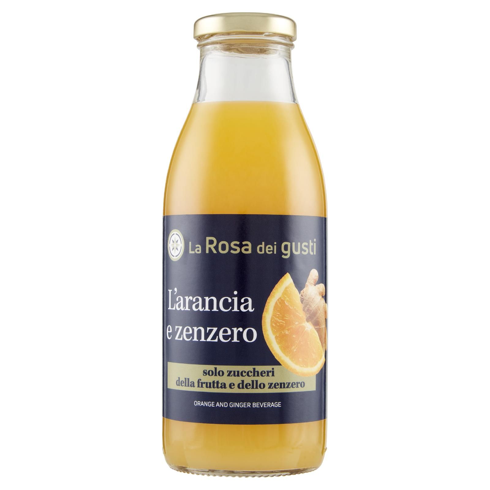 La Rosa dei gusti l'arancia e zenzero 500 ml