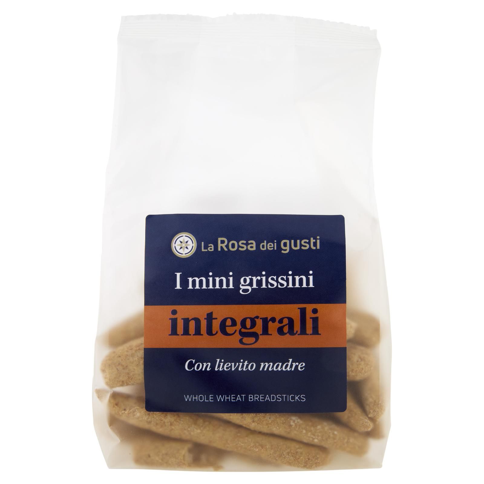 La Rosa dei gusti I mini grissini integrali 100 g
