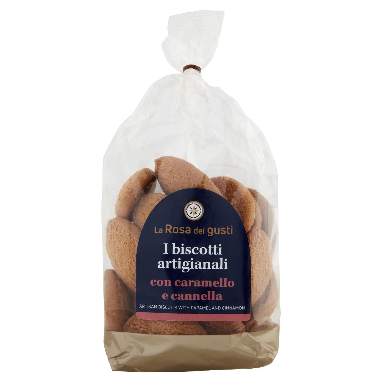 La Rosa dei gusti I biscotti artigianali con caramello e cannella 270 g