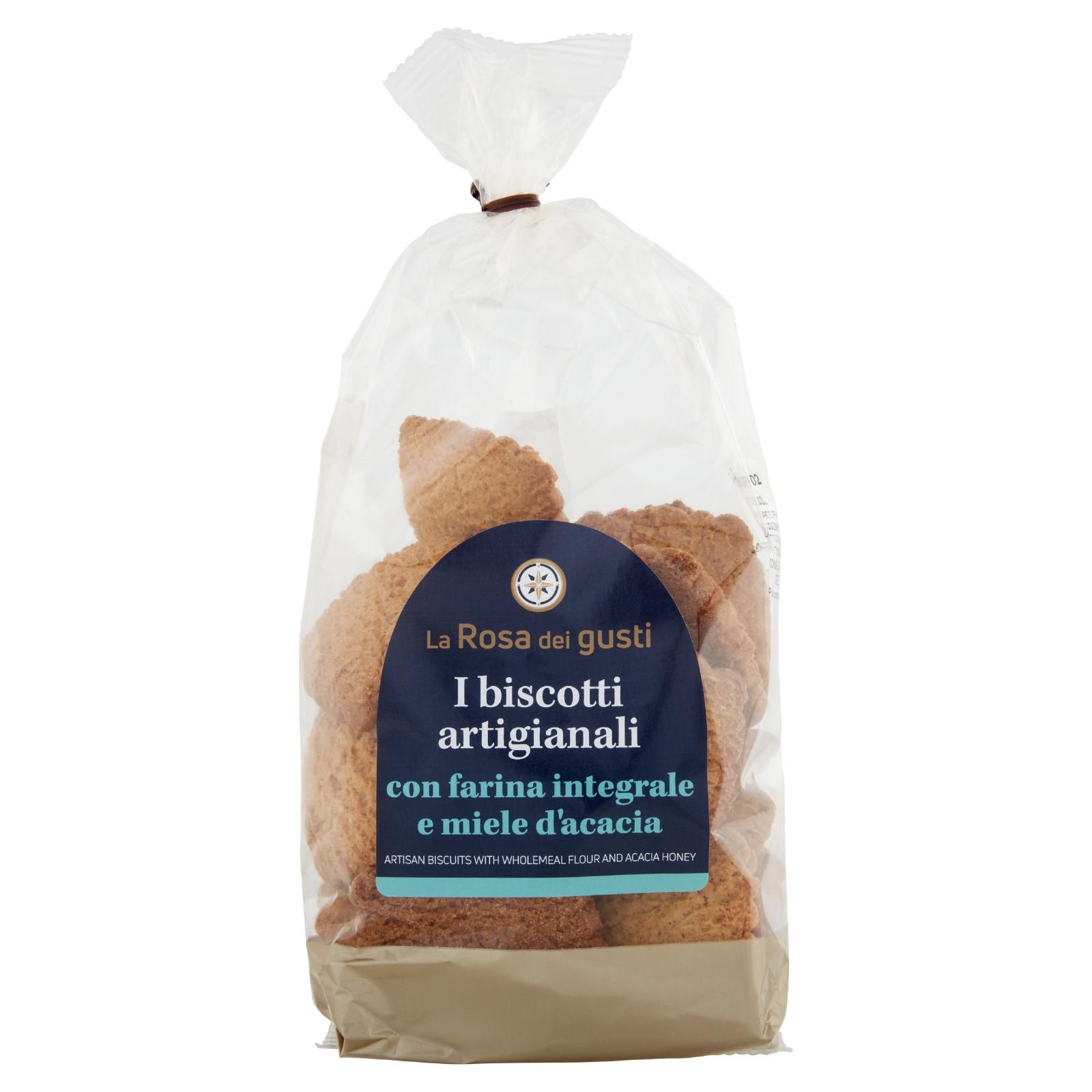 La Rosa dei gusti I biscotti artigianali con farina integrale e miele d'acacia 270 g