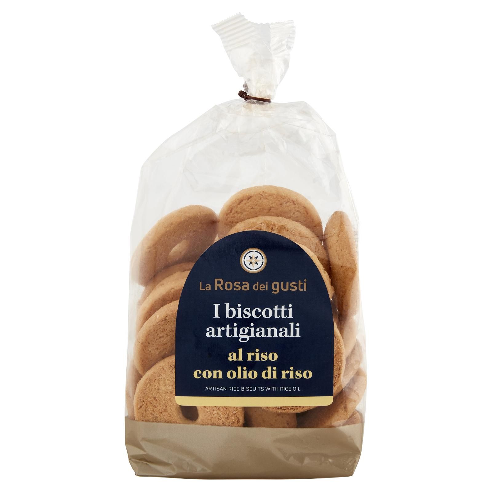 La Rosa dei gusti I biscotti artigianali al riso con olio di riso 270 g
