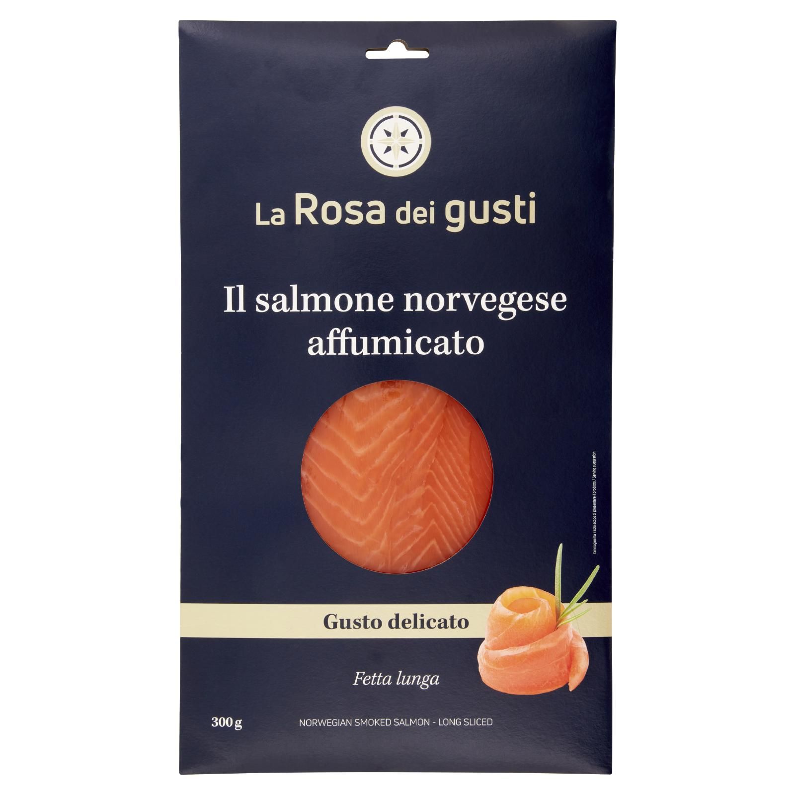 La Rosa dei gusti Il salmone norvegese affumicato 300 g
