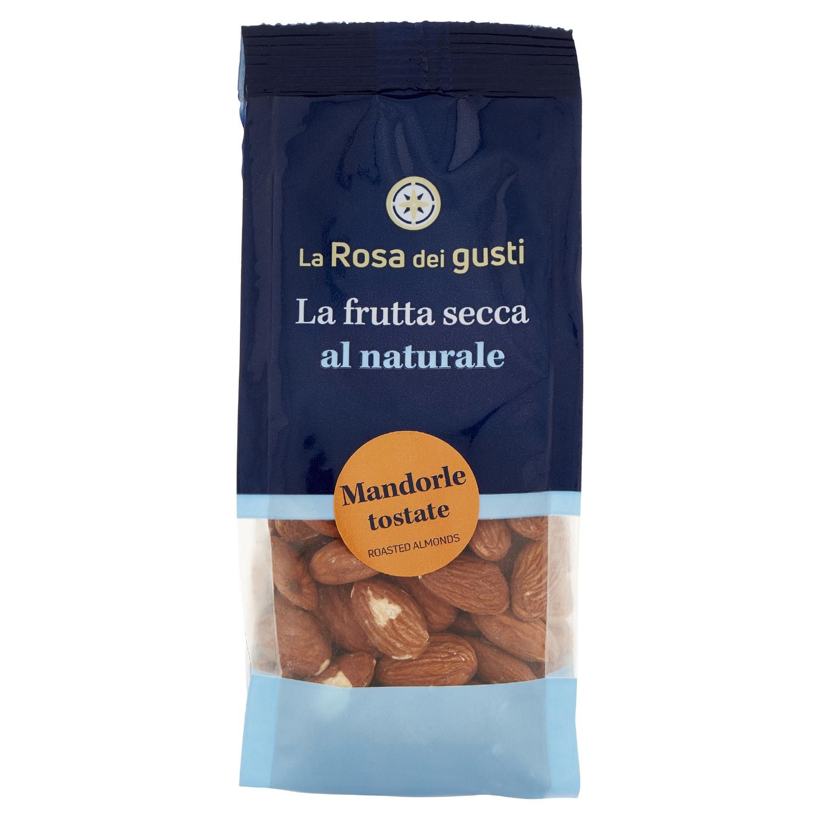 La Rosa dei gusti La frutta secca al naturale Mandorle tostate 150 g