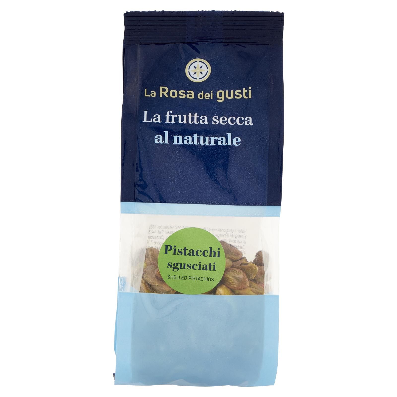 La Rosa dei gusti La frutta secca al naturale Pistacchi sgusciati 80 g