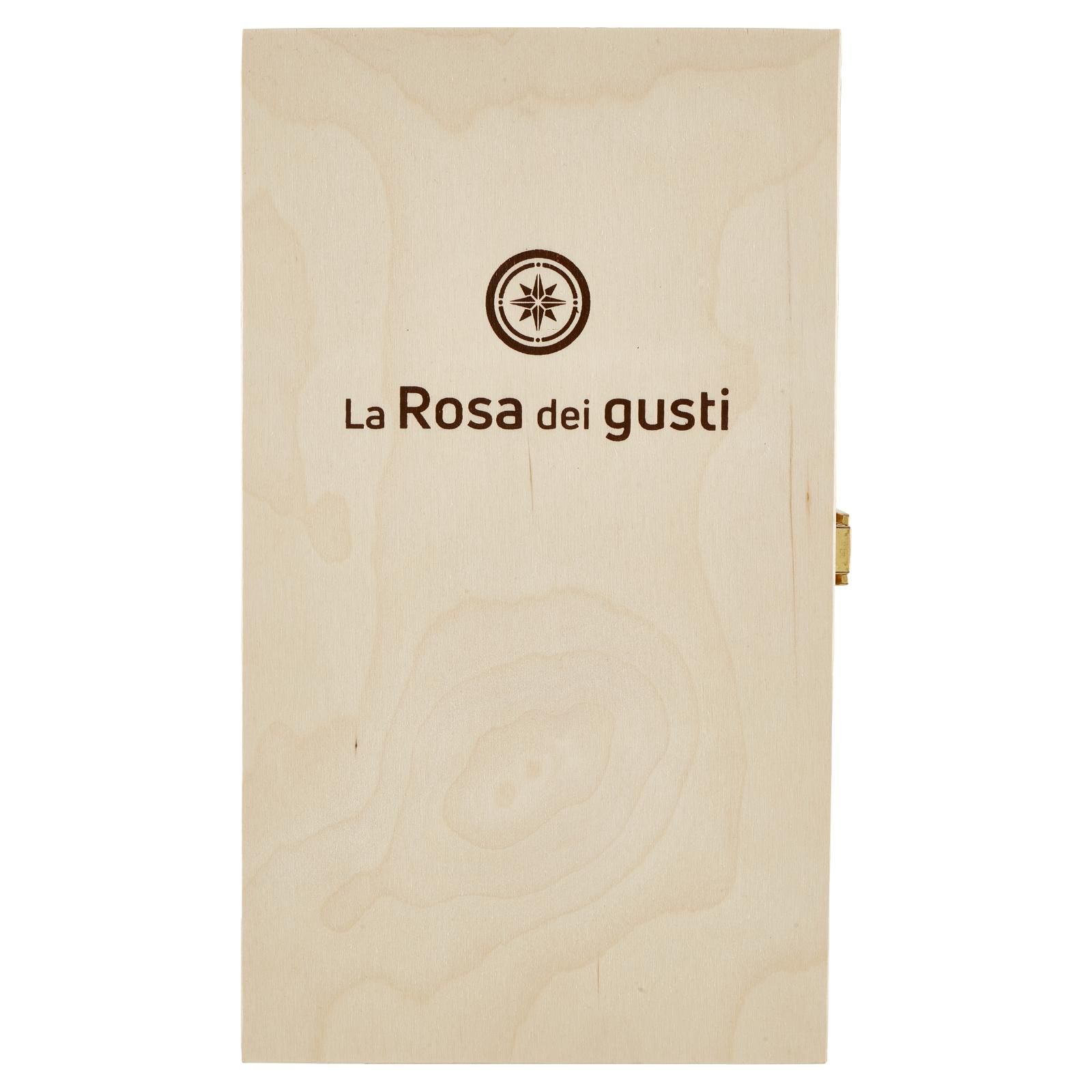 La Rosa dei gusti Cassetta Valdobbiadene Prosecco Superiore DOCG Brut + Extra Dry 2 x 75 cl
