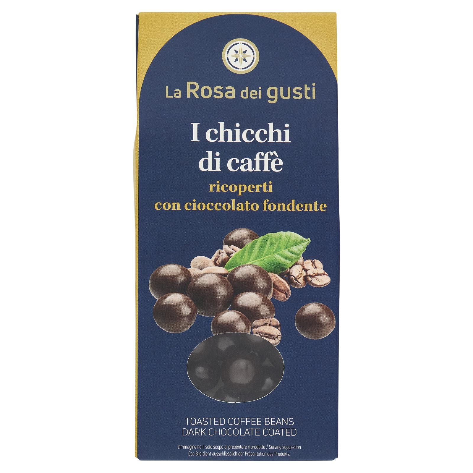 La Rosa dei gusti I chicchi ricoperti con cioccolato fondente 100 g