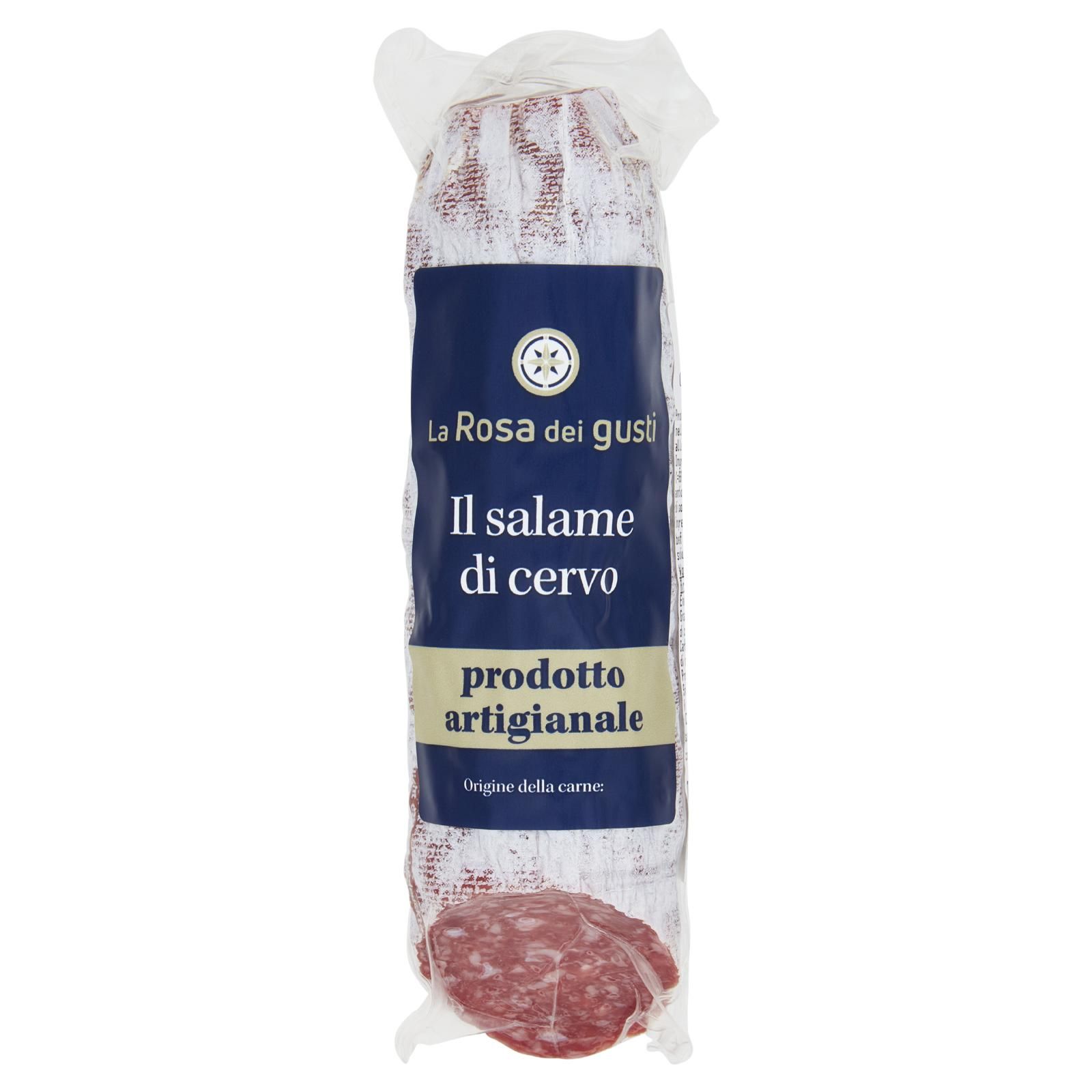 La Rosa dei gusti Il salame di cervo 180 g