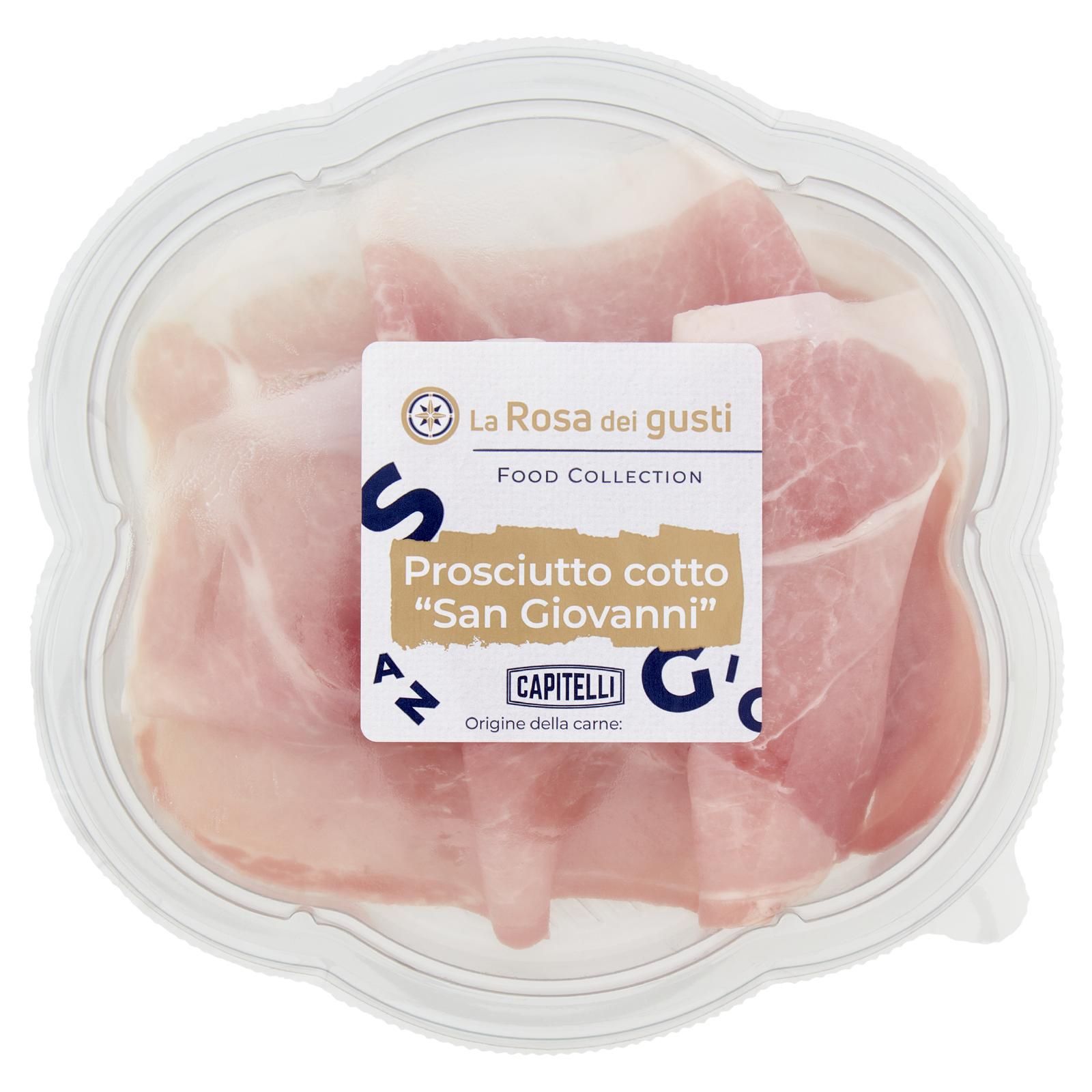 La Rosa dei gusti Prosciutto cotto "San Giovanni" Capitelli 0,050 kg