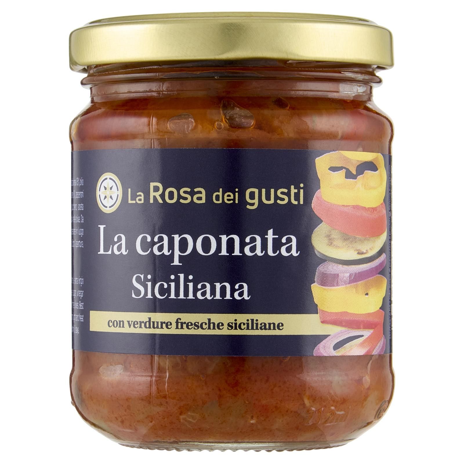 La Rosa dei gusti La caponata Siciliana 190 g