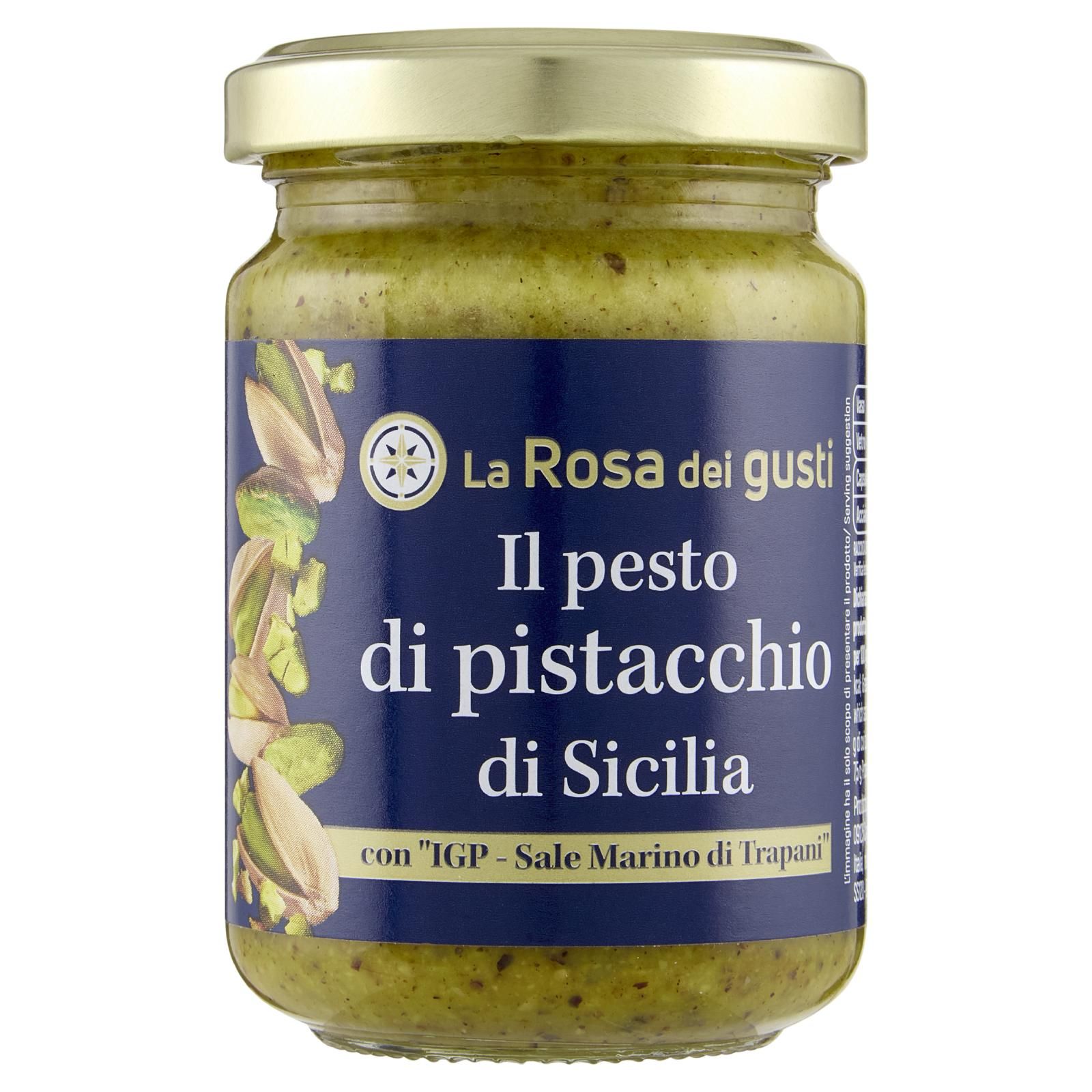 La Rosa dei gusti Il pesto di pistacchio di Sicilia 130 g