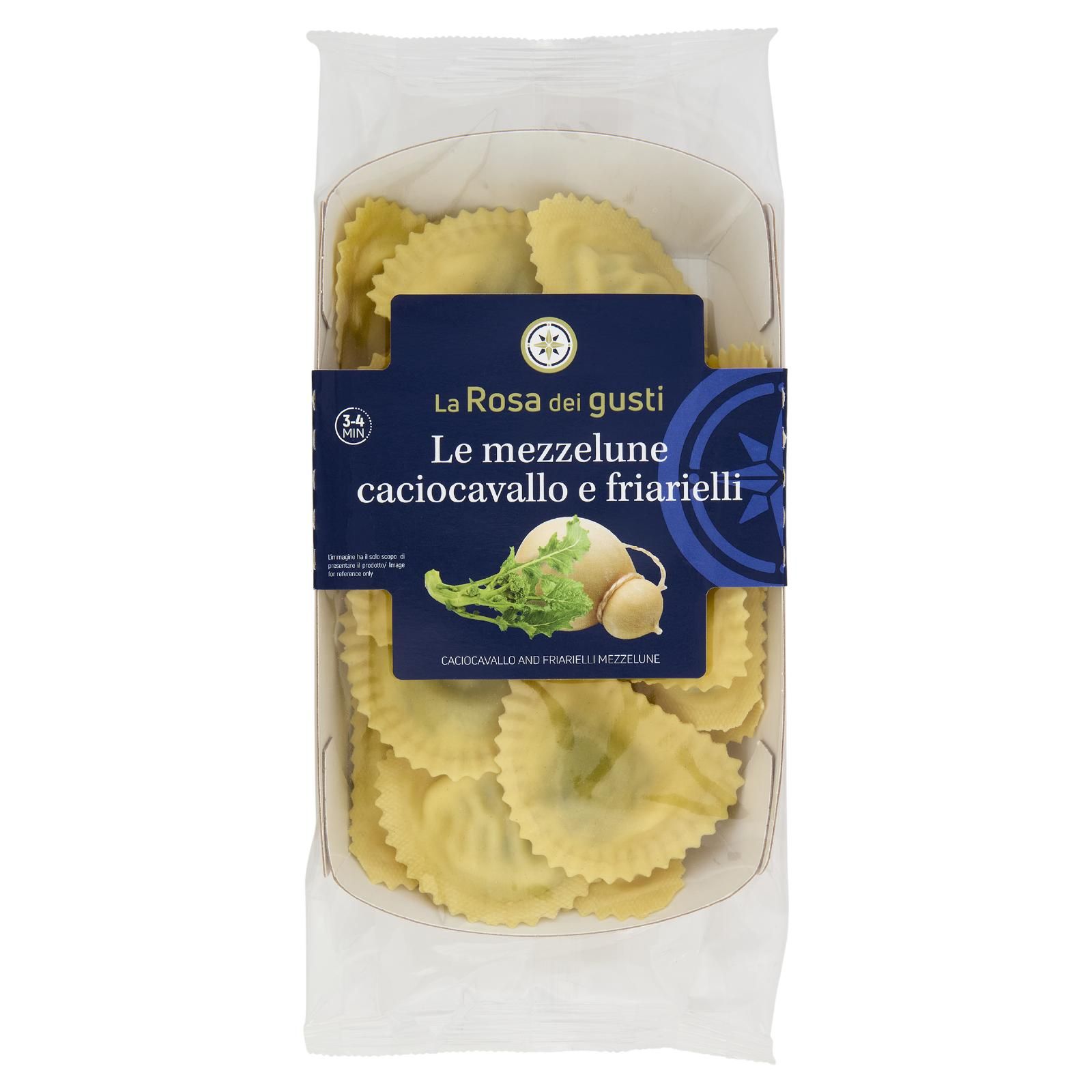 La Rosa dei gusti Le mezzelune caciocavallo e friarielli 250 g