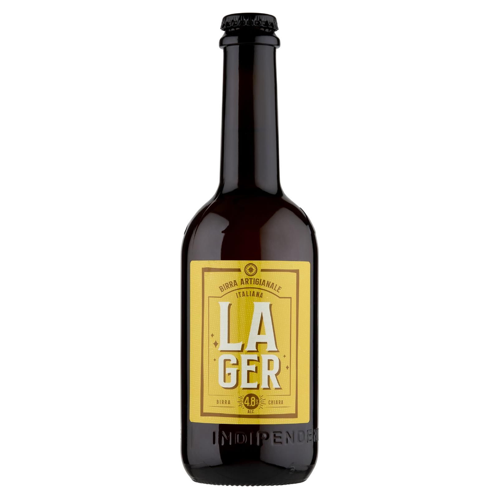 La Rosa dei gusti Birra Artigianale Italiana Lager 500 ml