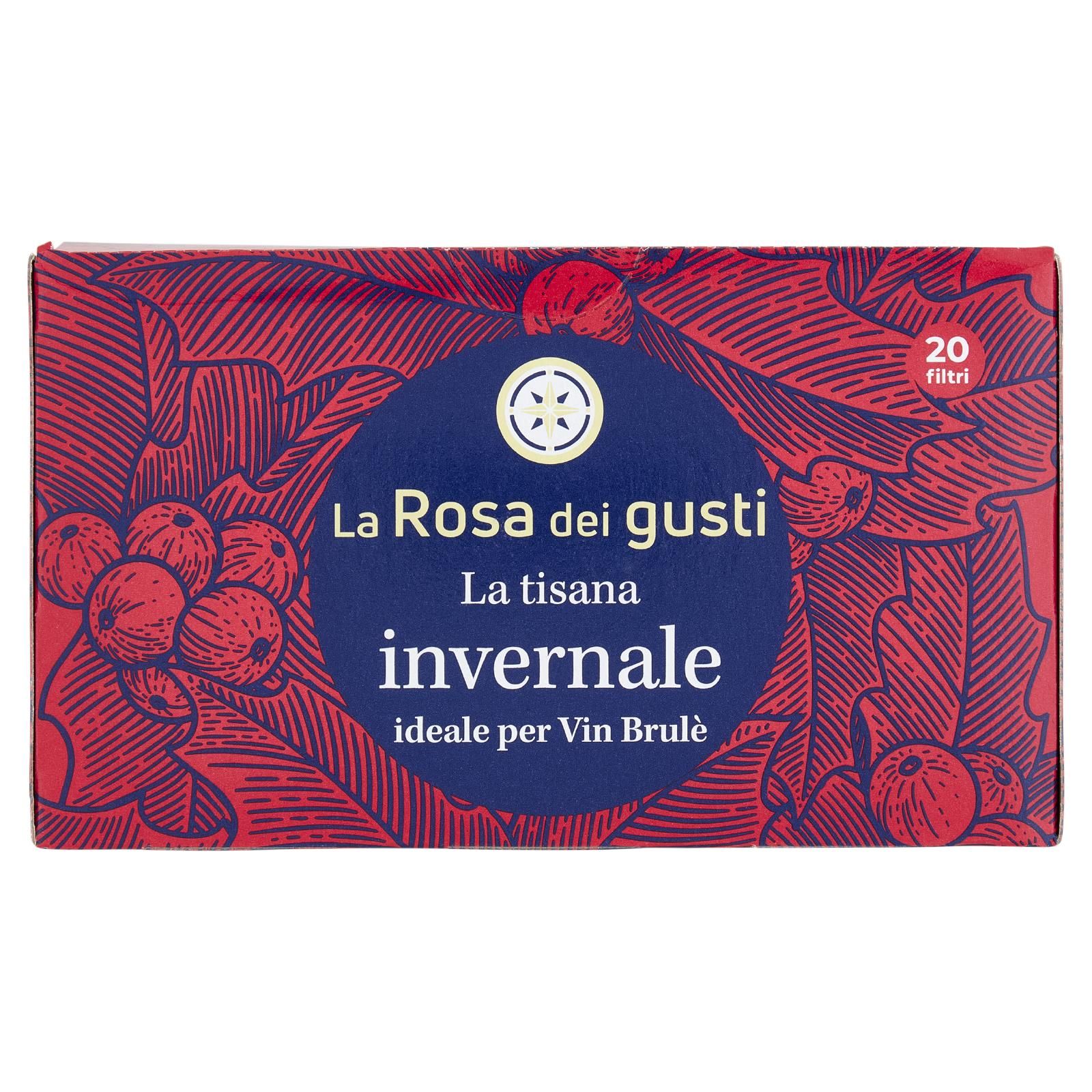 La Rosa dei gusti La tisana invernale ideale per Vin Brulè 20 filtri 30 g