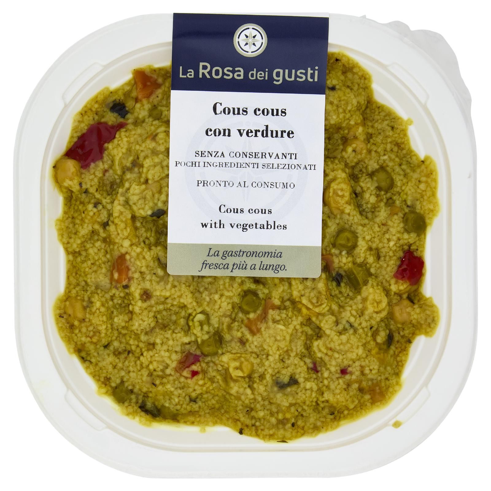 La Rosa dei gusti Cous cous con verdure 0,250 kg