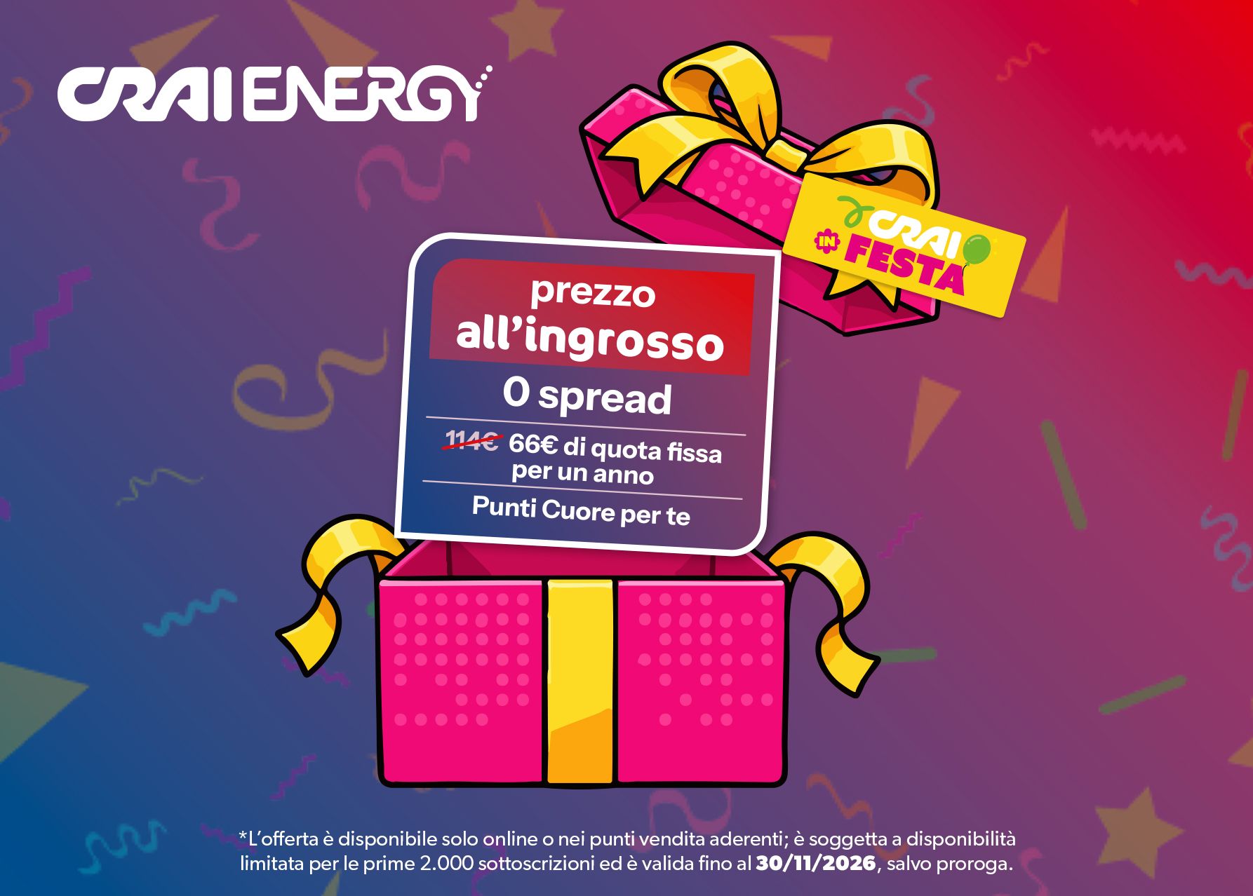 La festa continua con CRAI Energy! 