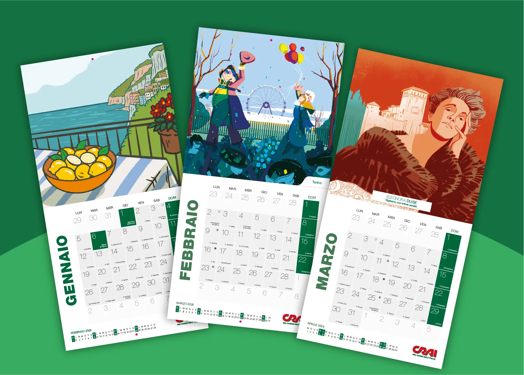 Un viaggio illustrato nelle regioni d'Italia