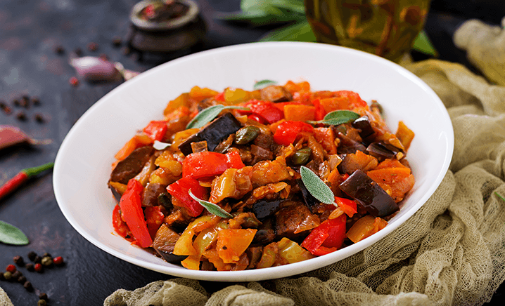La squisita caponata siciliana